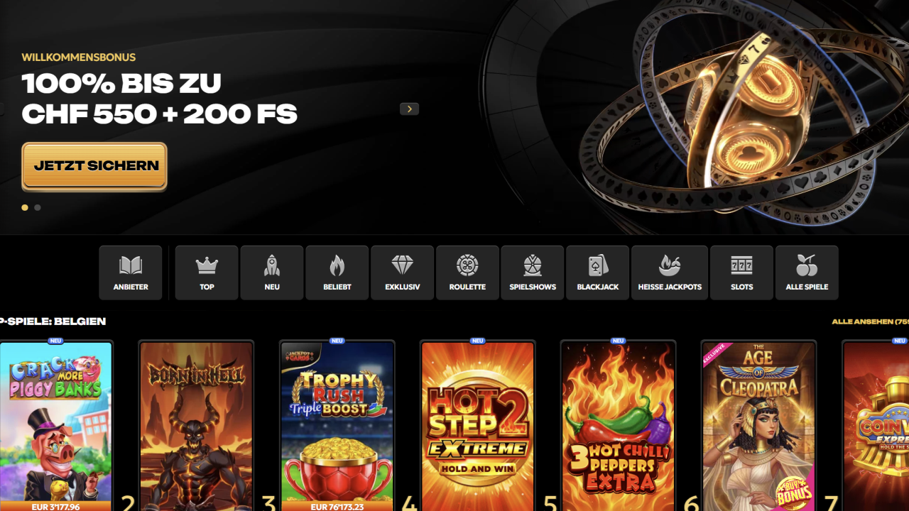 Spinsy Casino website
